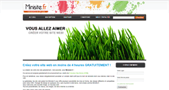 Desktop Screenshot of minisite.fr