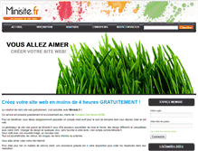 Tablet Screenshot of minisite.fr